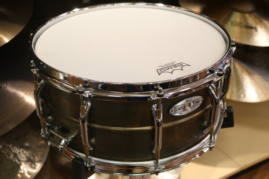Pearl STA1465BR SensiTone 14x6.5inch Brass Shell Snare Drum