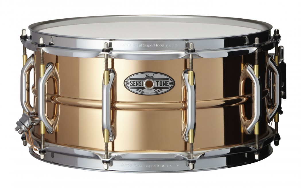 Pearl Sensitone Elite Beaded Brass Snare 14 x 5 in.