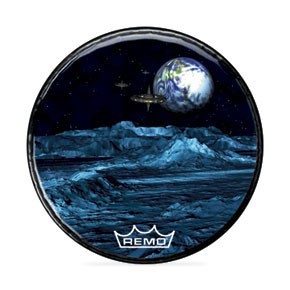 Remo 22" Mars Landscape Graphic Head Custom Bass Drumhead