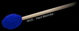 Innovative Percussion WU5 She-e Wu Series Hard Marimba Mallets - Electric Blue Yarn - Birch