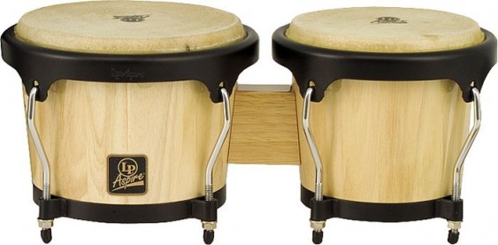 Latin Percussion Aspire Natural Wood Bongo Kit