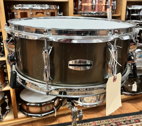 USED Yamaha Stage Custom 5.5x14 Snare Drum Grey