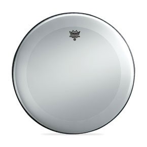 Remo 26" Smooth White Powerstroke 3 Bass Drumhead w/ 2-1/2" White Falam Patch