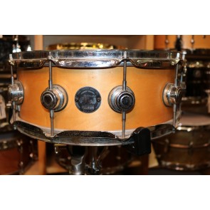 USED - DW Collectors Maple 5.5" x 14" Snare Drum - Natural Lacquer