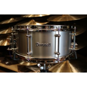 Dunnett 6.5X14 Classic Titanium Snare - Raw Finish, w/Bag