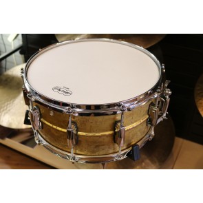 Ludwig 14 x 6.5 Raw Brass Phonic Snare Drum