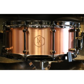 Noble & Cooley 6x14 Copper Snare Drum with Black Chrome Hardware FGNCCOPPER6