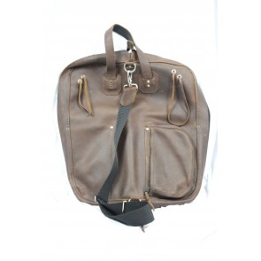 Woodshed Leatherworks Brown Leather Deluxe Stick Bag