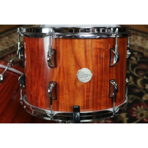 Doc Sweeney Drums Padauk Stave Shell Drum Kit, 14x22, 9x13 tom, 14x16 Floor, Matching 6x14 Snare Drum