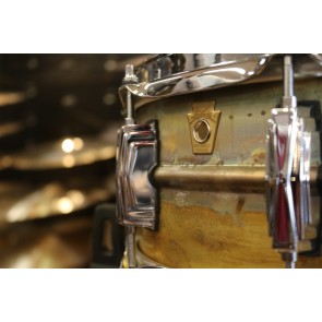 Ludwig 5x14 Raw Brass Phonic Snare Drum w/ Imperial Lugs