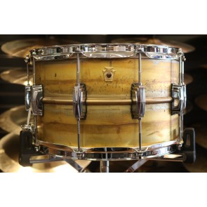 Ludwig 8x14 Raw Brass Phonic Snare Drum w/ Imperial Lugs