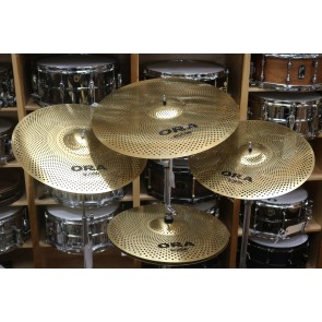 Wuhan Silent Practice Cymbals - ORA Series Outward Reduced Audio Box Set 14HH, 16CR, 18CR, 20RI
