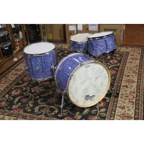 Doc Sweeney Classic Collection Steam Bent Maple Shell pack in Pacific Pearl. 8x13, 14x16, 14x22, 5.5x14