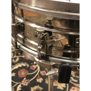 Vintage Leedy 5x14 Nickle over Brass Snare Drum