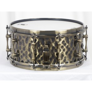 Mapex Sledgehammer Black Panther Hammered Brass 6.5x14 Snare Drum