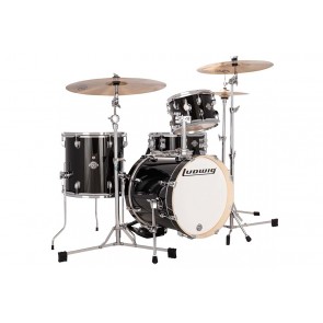 Ludwig Breakbeats by Questlove Shell Pack - Black Sparkle