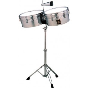 Latin Percussion Aspire 13" and 14" Chrome Timbales