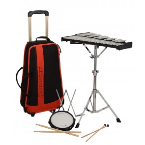 MUSSER Bell and Practice Pad Kit with Rolling case