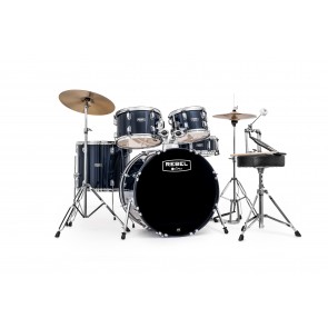 Rebel 5 Pc SRO Complete Set Up with Fast Size Toms Royal Blue