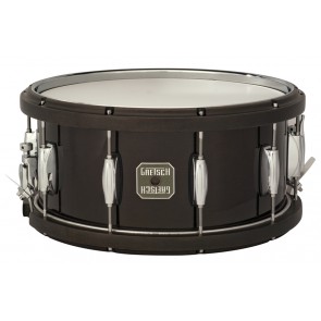 Gretsch 6.5X14 Maple With Wood Hoops Black Snare Drum