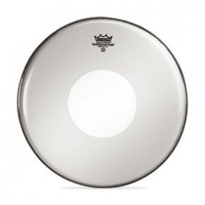 Remo 14" Smooth White Controlled Sound Batter Drumhead w/ Black Dot On Top