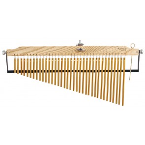 Tycoon Percussion Master Grand Series Bar Chimes - 36 Gold On Ash Wood Bar