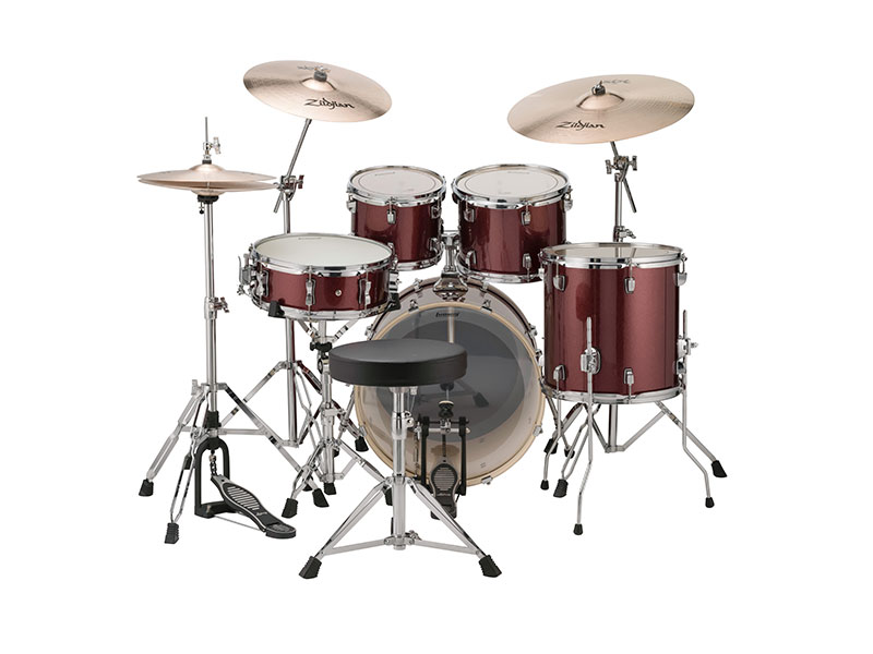 Ludwig Element Evolution Drum Set With Hardware & Zildjian ZBT Cymbals ...